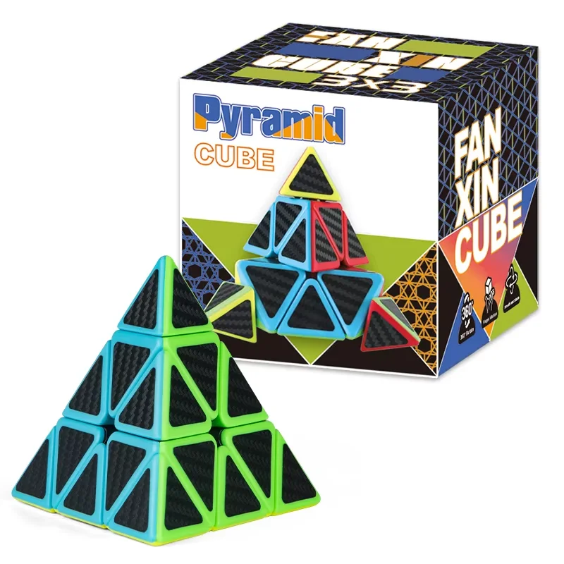 Carbon Fiber Magic Cube Set - Educational Speed Puzzle Toy