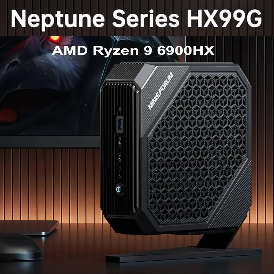 ミニPC Minisforum HX99G MinisForum HX99G Mini PC AMD Ryzen 9 6900HX 32GB-RAM 1TB-SSD
