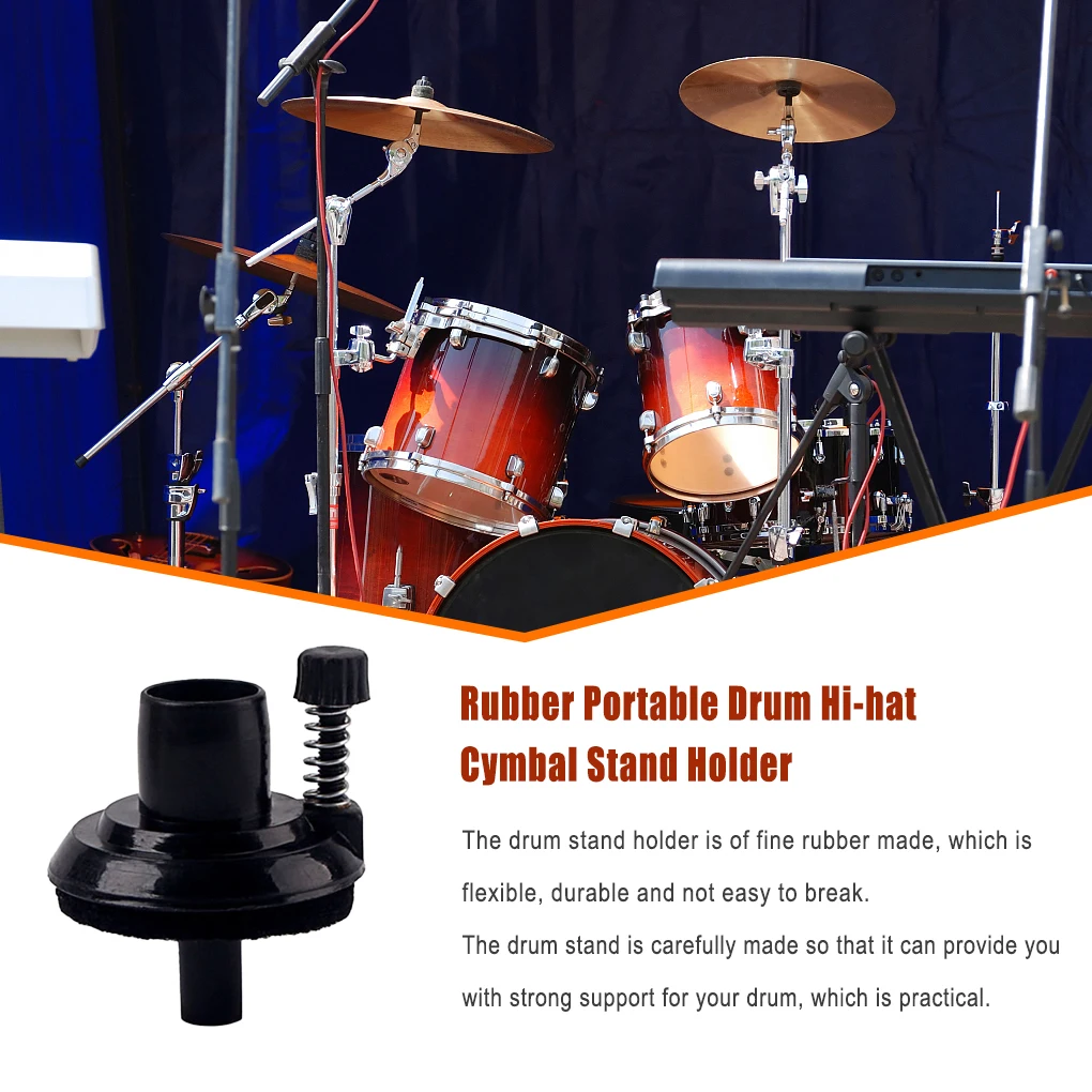 

Барабан Hi-hat Подставка для тарелок держатель для барабана Замена кронштейна аксессуары