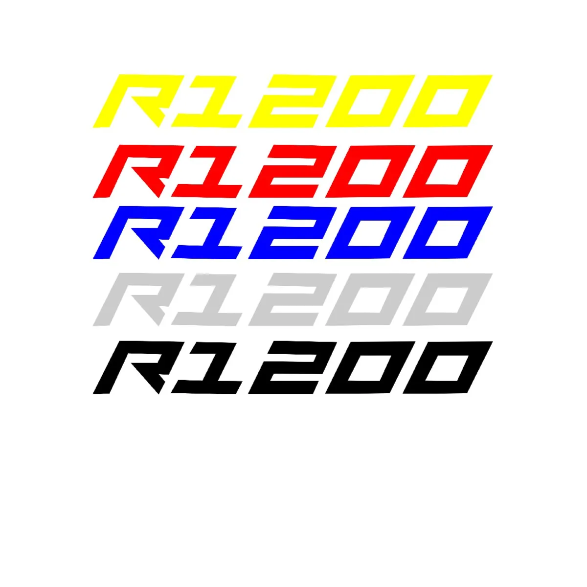 

A pair General Purpose Motorcycle Waterproof Reflective sticker Waterbird modification for BMW R1200 R1200GS R1200 GS ADV