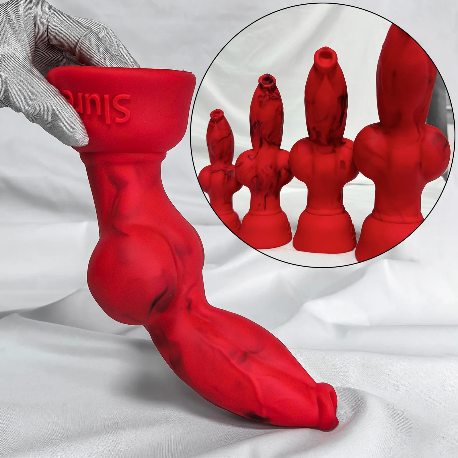 Plug anale realistico in silicone morbido per uomo e donna_voghion.com