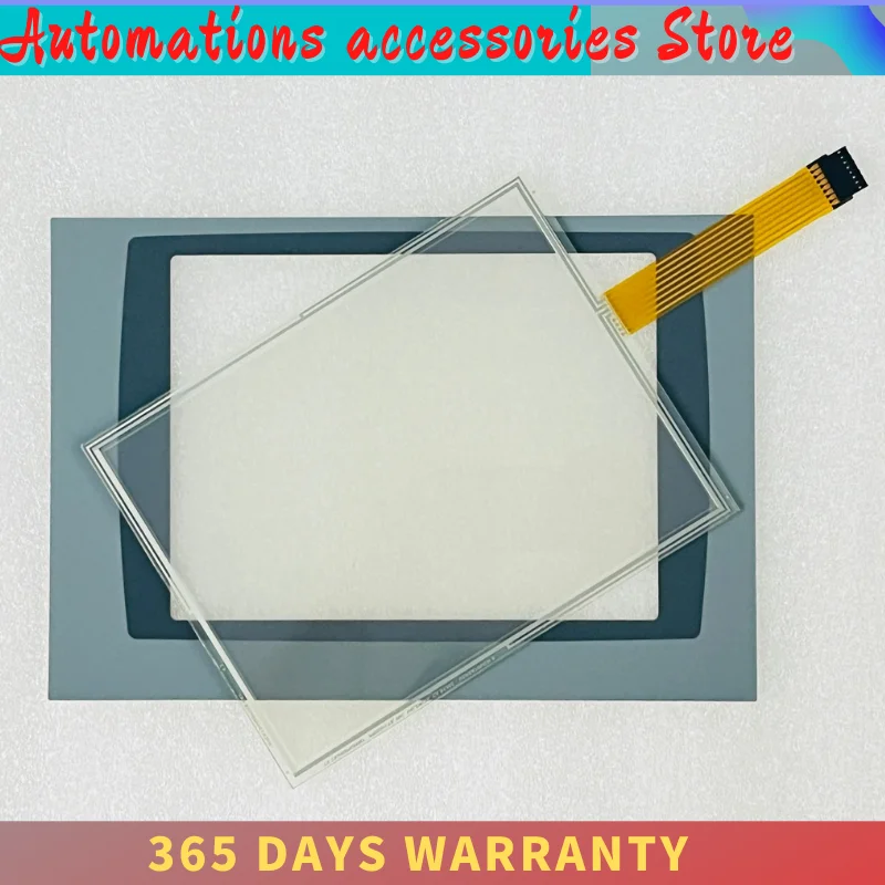 Touch Screen Panel Glass for PanelView Plus 1000 2711P-RDT10C 2711P-T10C4D8 2711P-T10C4D9 with Front Overlay Protective Film