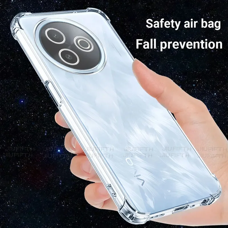 Clear Silicone Shockproof Airbag Phone Case Cover