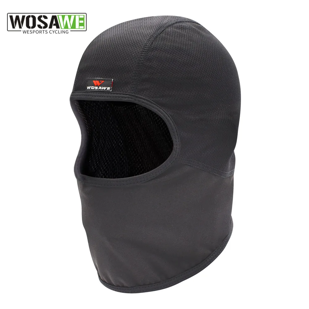 

WOSAWE Breathable Mesh Cycling Helmets Inner Caps Anti-Sweat Hat Motorcycle Motocross Racing Ski Under Helmet Lining Mask Caps