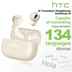 Wireless Bluetooth Earphones with Long Battery Life and AI Translation (White AI)