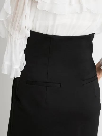 wrap skirt GKGJ New Fashion Spring Summer Solid Slim Folds Above Knee Sexy Mini Skirts Womens Clothing Faldas Temperament Korean Style Japan Style Jupe tutu skirt