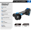 12V/20V/21V Brushless Angle Grinder Polishing Machine Cordless Cutting Electric Grinder Li-ion Battery Power Tools By PROSTORMER 3