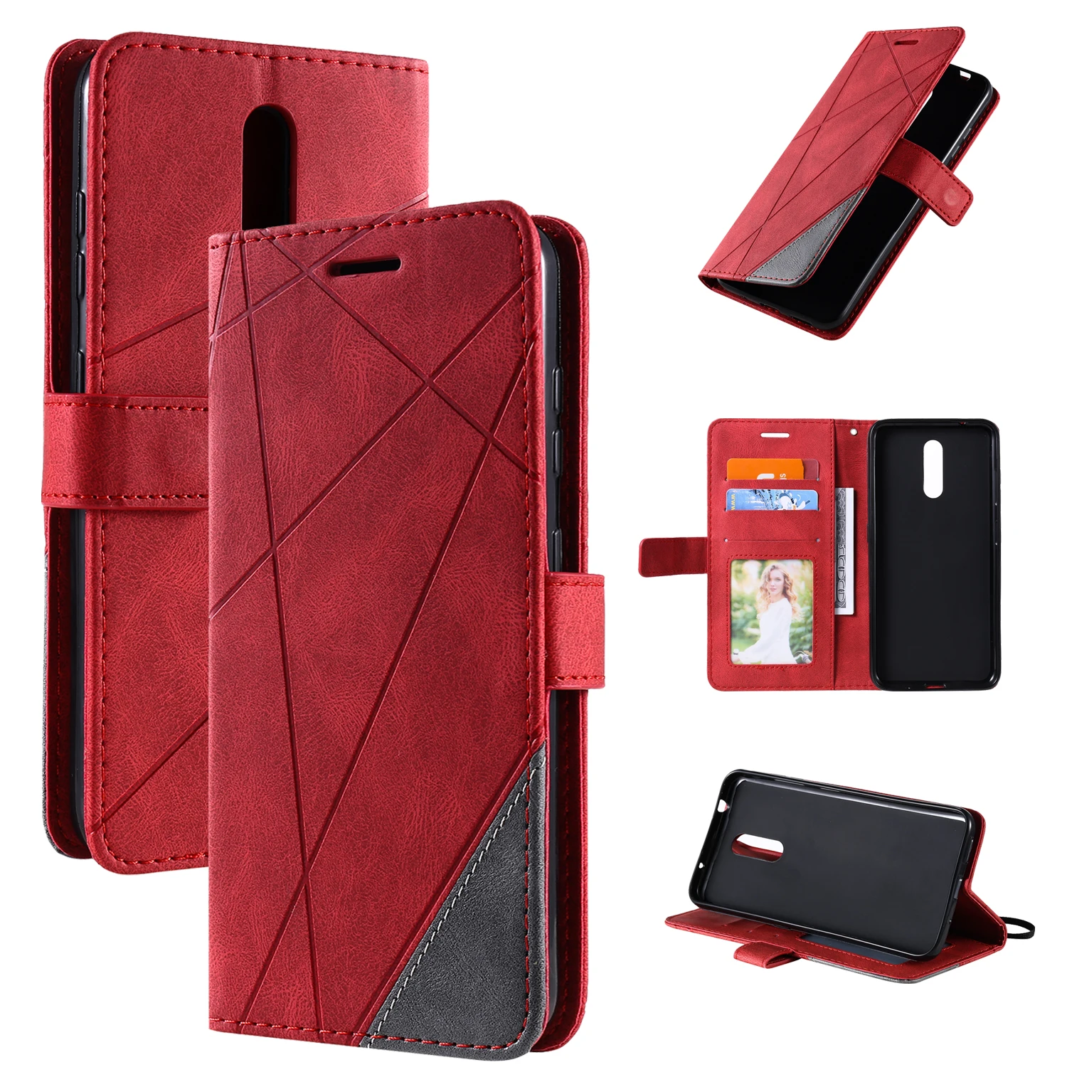 Leather Phone Case Wallet Flip Redmi Note 10 Pro 10S 9 9S 8 8T 7 7S 7 Pro Redmi 7A 8 8A 9 9A 9C 4G 5G Cute Book Cover D21G leather wallet case leather case phone case leather phone case
