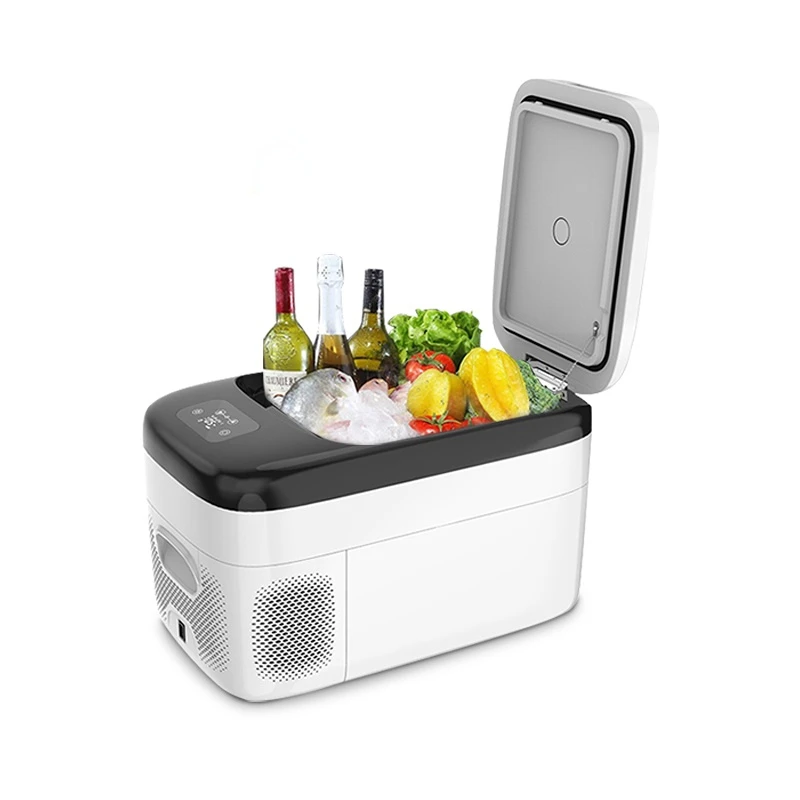 25l Compact Refrigerator Car Cooler Dc 12v/24v Compressor Car Fridge Freezer Portable