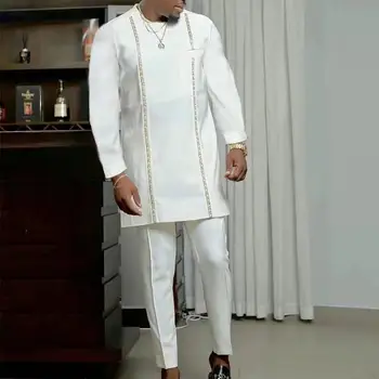 Tunde Long Sleeve Kaftan Outfit