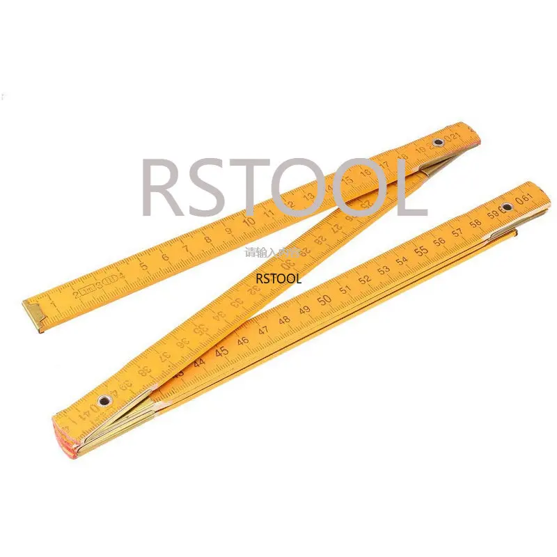 

Portable Carpenter Wooden Folding Ruler 100cm