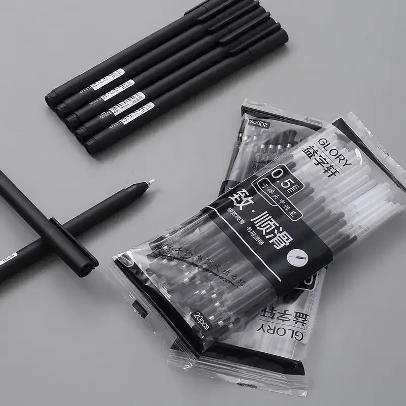 12 Colori Penne a Gel di Colore Liscio a Penna Liquida Asciugatura Rapida con Grande Capacà di Inchiostro 0,5mm Penna Roller per Cancelleria da Ufficio e Scuola | SHEIN ALIA
