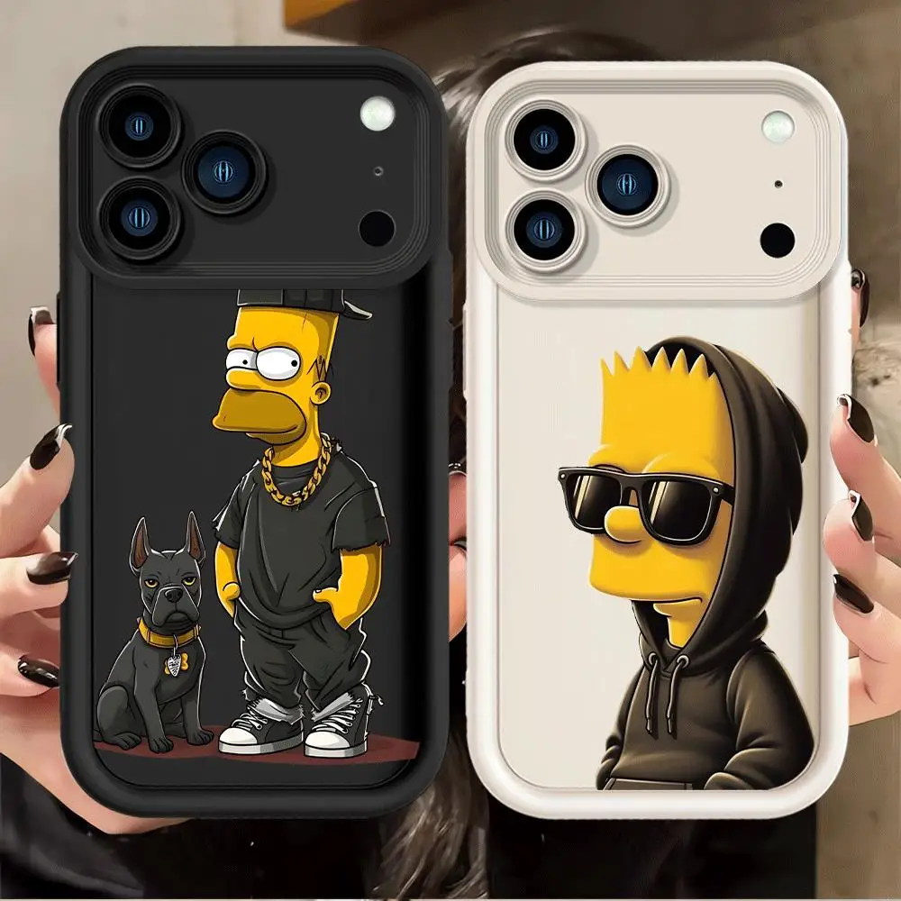The Simpsons Cool Bart Soft Phone Case Cover
