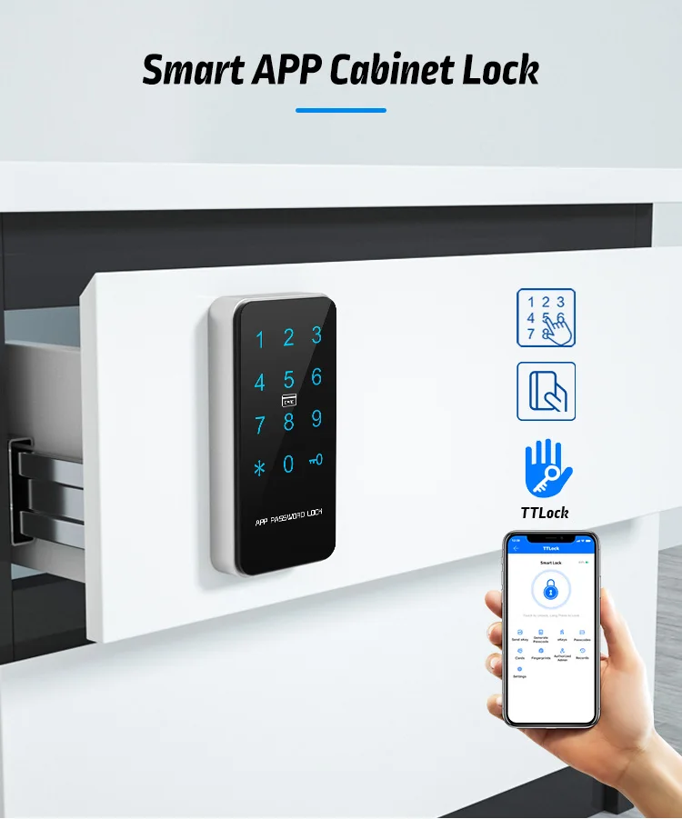 Digital electronic lock Smart lock intelligent ttlock App RFID Password code Loc