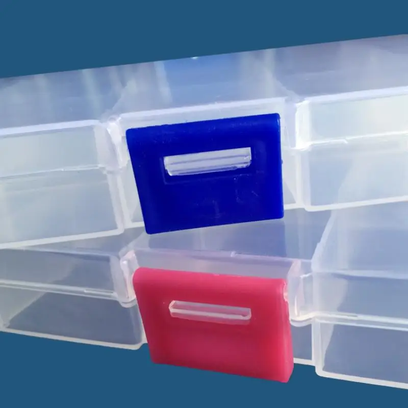 Practical Compartment Plastic Storage Box 15 Grids Parts Organizer Box Jewelry Beads Screws Holder Case Display Container image 2