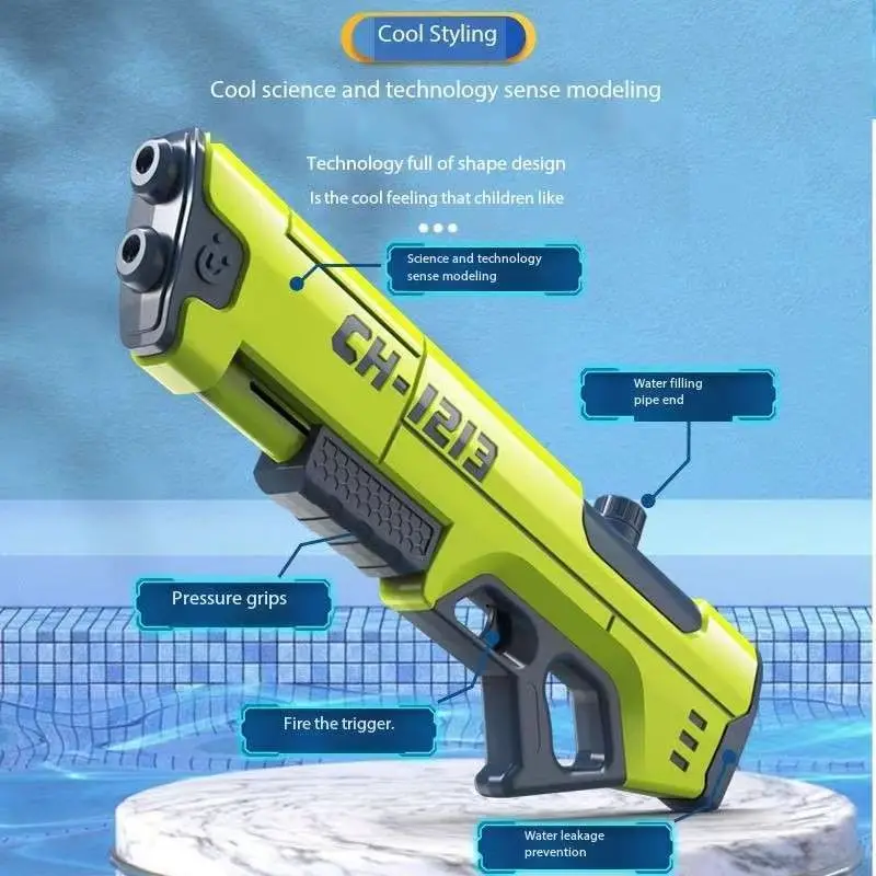 Large Capacity Pull Type Shooting High Pressure Squeezing Water Gun Outdoors Boy And Girl Water BattleChildren's Shooting Toy 6