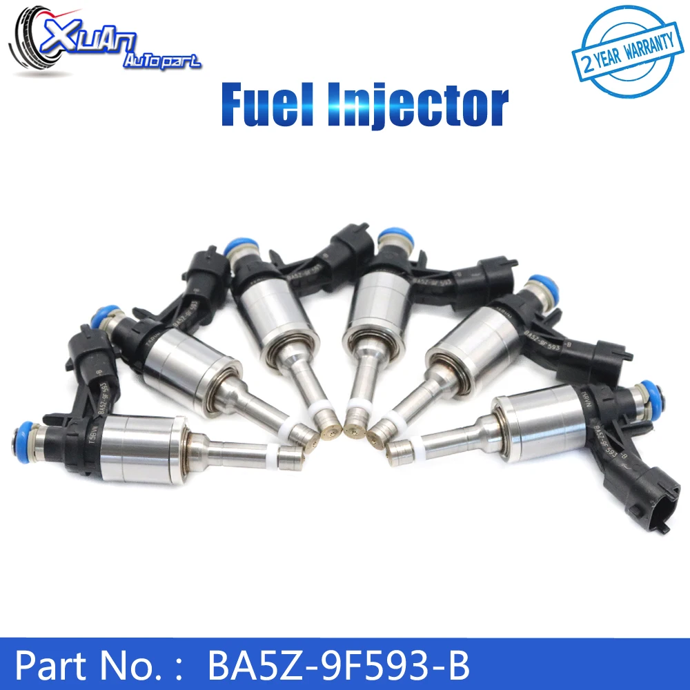 

XUAN 6x Fuel Injectors Nozzle BA5Z-9F593-B for Ford Flex Taurus Explorer Lincoln MKS MKT 3.5L Turbo 2012-2019 BA5Z9F593B FJ1117