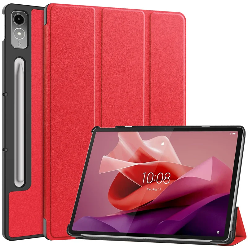Tri-Dobrável, Capa Lenovo Tab P12, Pro 12 7, 12.7 