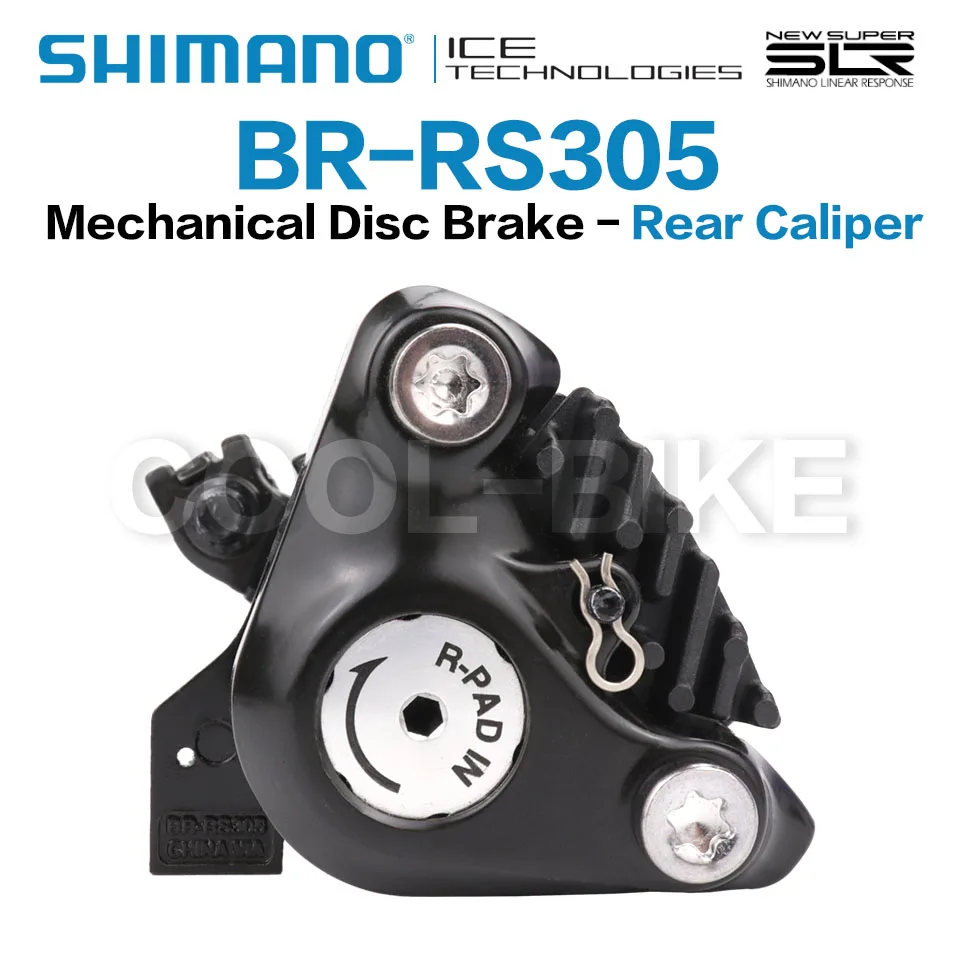 Shimano rs305メカニカルディスクブレーキキャリパー,フラット
