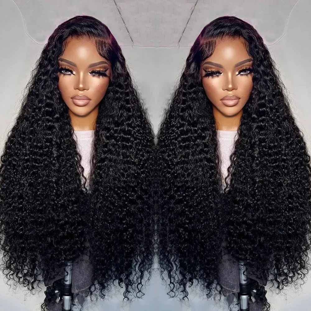 

Brazilian Transparent Remy Human Hair Glueless Wig Pre Cut Lace Curly Wave 7x5 Preplucked Natural Hairline 13x4 Lace Front