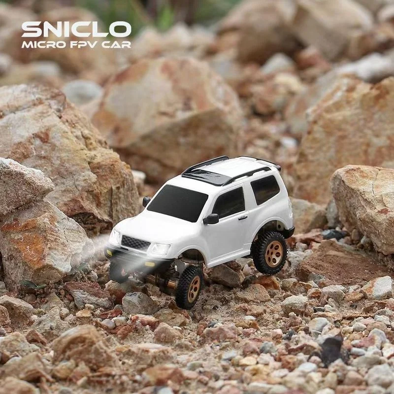 SNICLO SNT PAJERO V65 몰입형 FPV RC 오프로드 자동차 1:64 4륜구동 무선 카메라 장착 리모컨 장난감 (남아 생일 선물)