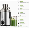 Juice Extractor 400W Ultra Centrifugal  Feed Fruit & Vegetable Juicer Dual Speed Control 304 Stainless Steel Filter Blade 1600ml 3