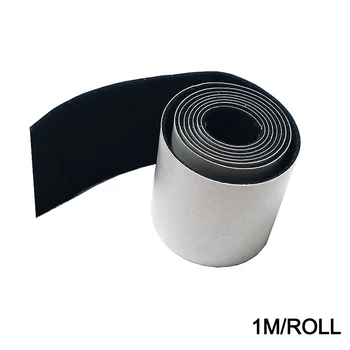 1m/roll Black Fabric Felt With Self-adhesive Glue for Car Wrap Scraper 4.8cm Width Felt Standby Replacement Spare Parts 1