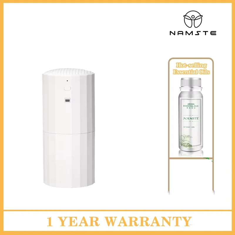 thumbnail image 1 of Difusor de perfume de aceite esencial gratuito de 100 ml, 250 m³, montaje en pared, WIFI, Bluetooth, capacidad de 130 ml, purificador de aire con fragancia para el hogar, 1 of 4