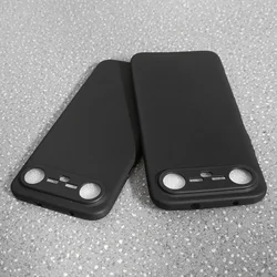 Sleek Black Matte Silicone Case - TPU Soft Slim Protective Back Cover for Tecno Spark Slim (Black)