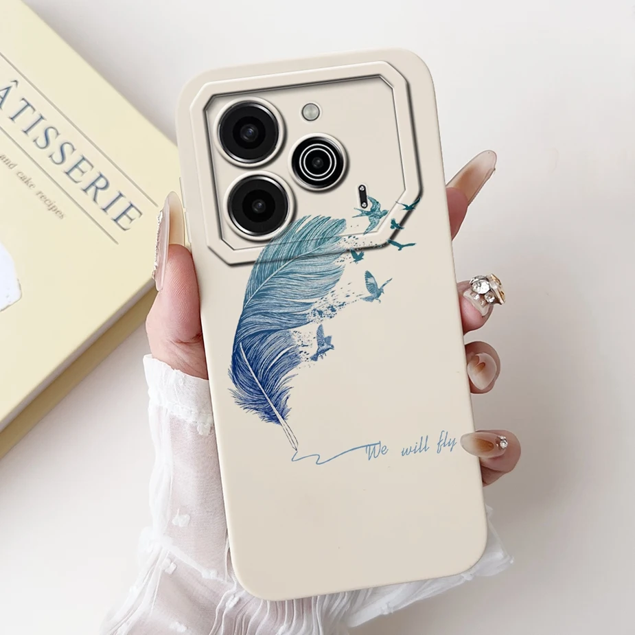 Tecno Pova 6 Pro Candy Painted Soft TPU Phone Case - New Fashion Bumper Cover
