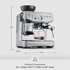 Espresso Machine with Grinder & Milk Frother, Espresso Maker with Assisted Tamping, Cappuccino & Latte Machine for Home 6