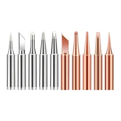 5PCS Internal Heating Soldering Tip Set Copper Electric Welding Iron Nozzle Head 900M Solder Stations Tools