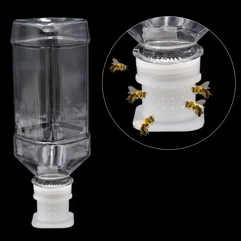 10 pcs Beekeeper Bee Feeder Bee Drinking Fountain Bees Plastic Feeder