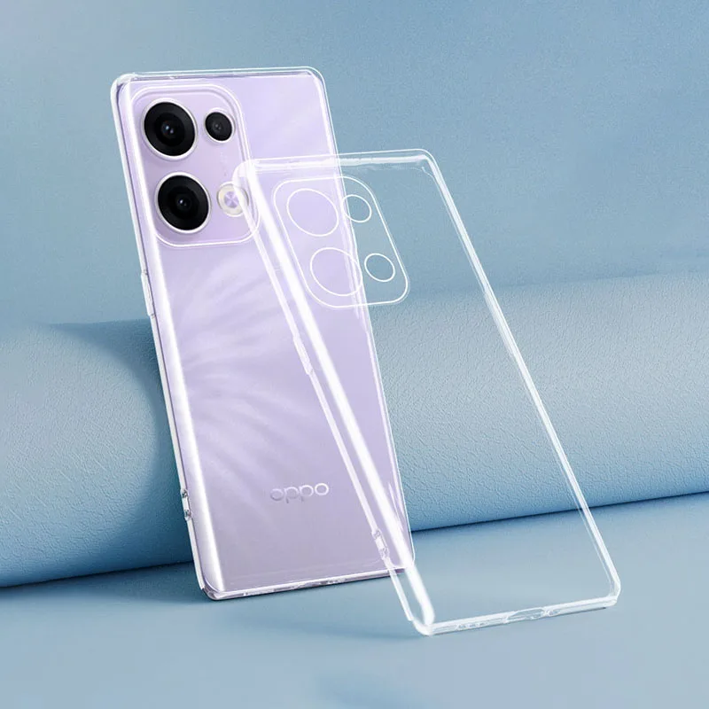 Crystal Clear Soft TPU Phone Case with Camera Protection - Thin Transparent Back Cover Shell