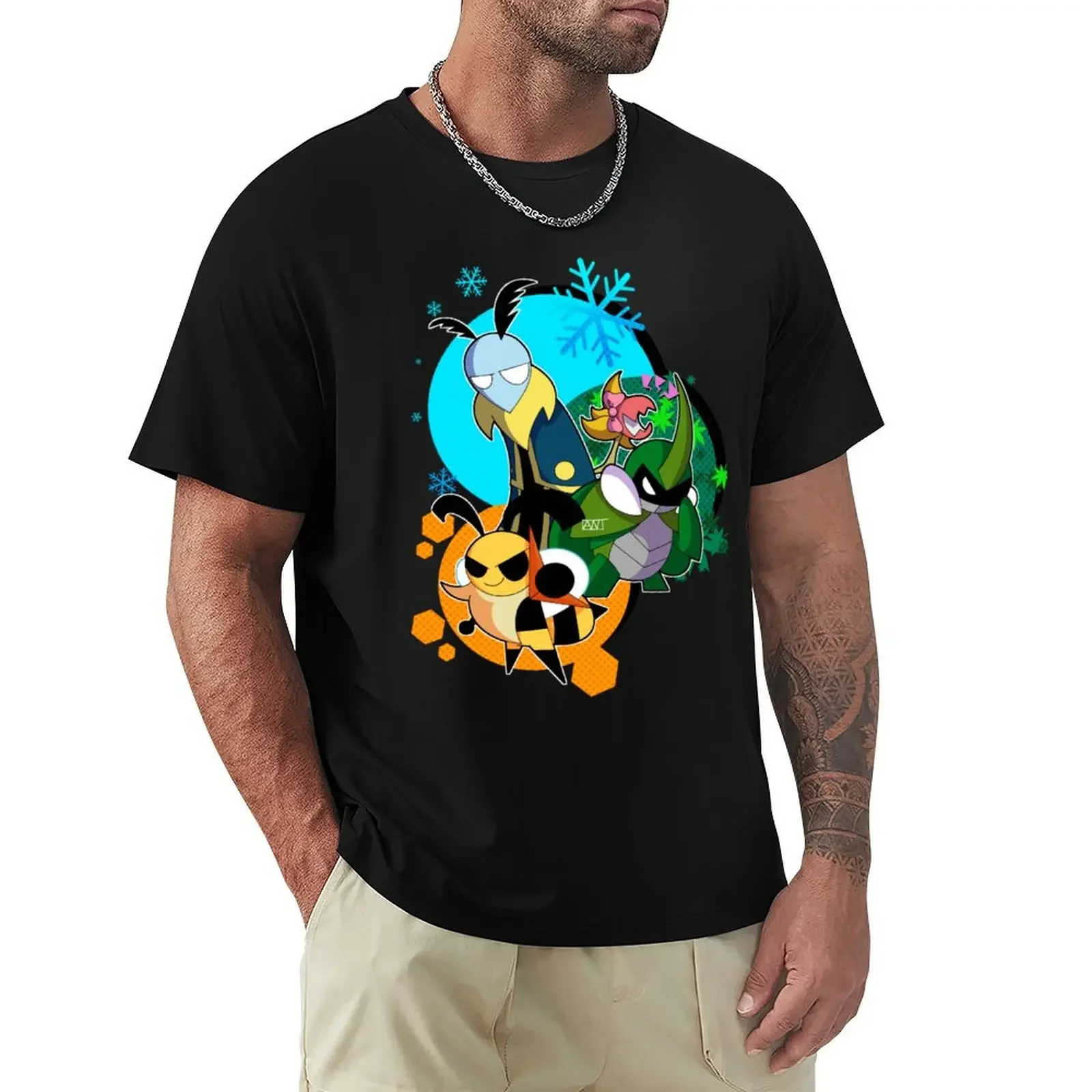 Bugs On A Fable T-Shirt Camicie Grafiche T-Shirt Oversize Pesanti Felpe, Uomo