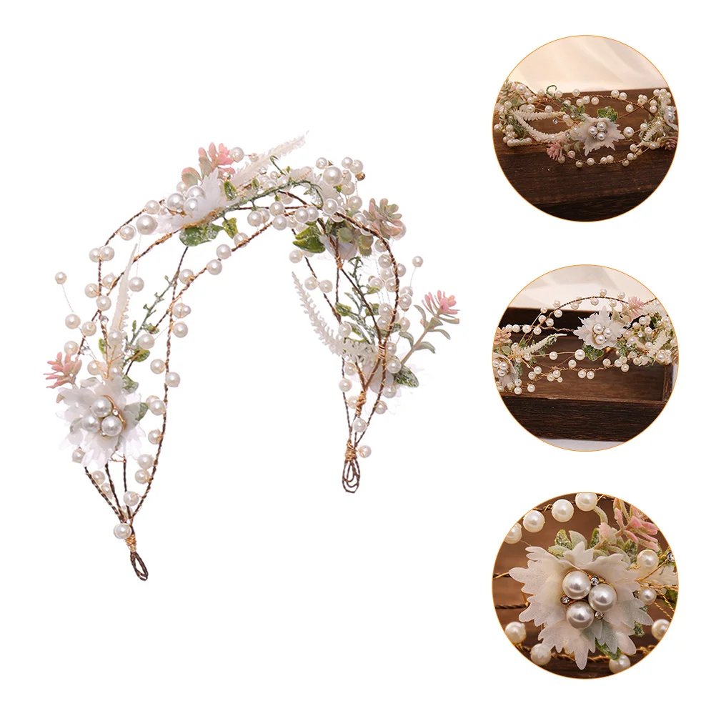 

Headband Wedding Women Headdress Headpiece Exquisite Bridal Woman Tiara Hairband Headwear Bands