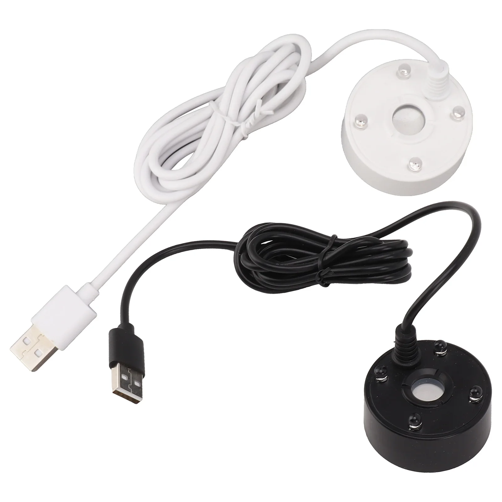 Mist Maker Fogger Mist Maker USB Colorful LED Lights 5V  Sound Fountain Atomizer for Pond Rockery Fish  Sink Mist Maker 2