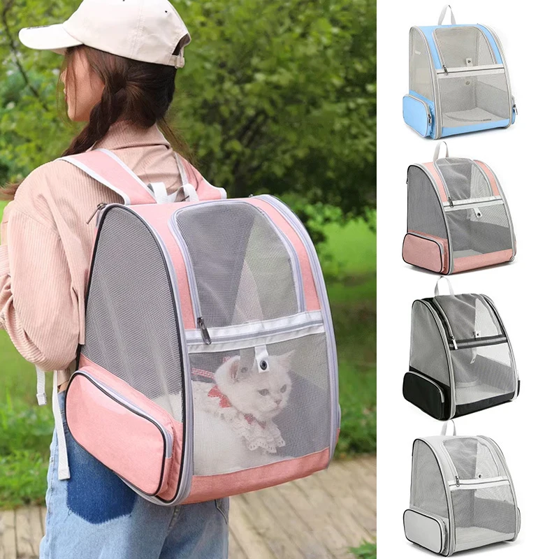 Pet Supplies Cat Backpack Carrier, ideal for small animals and puppies, veterinary transport, Fully ventilated design