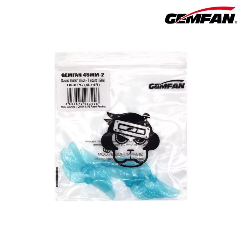 Gemfan 45mm 2-Blade PC Propeller Set