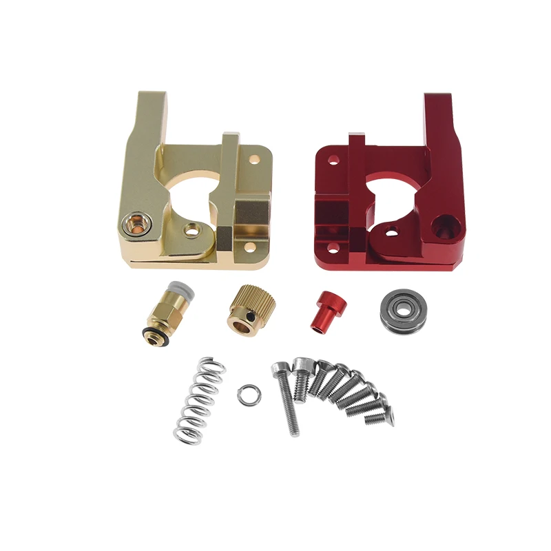 3D Printer Parts MK8 CR10 Extruder Aluminum Alloy Block Bowden Extruder 1.75MM Filament Reprap Extrusion for MK8 CR-10 DIY elves 3d printer parts mk8 cr10 extruder aluminum alloy block bowden extruder 1 75mm filament reprap extrusion for mk8 cr 10 diy