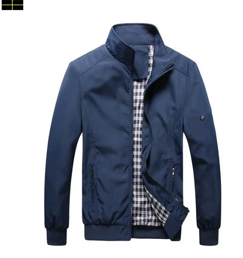 ST0NF Spring autumn style disc badge embroidery men's zipper jacket bomber jacket fashionable casual windbreaker baseball unif
