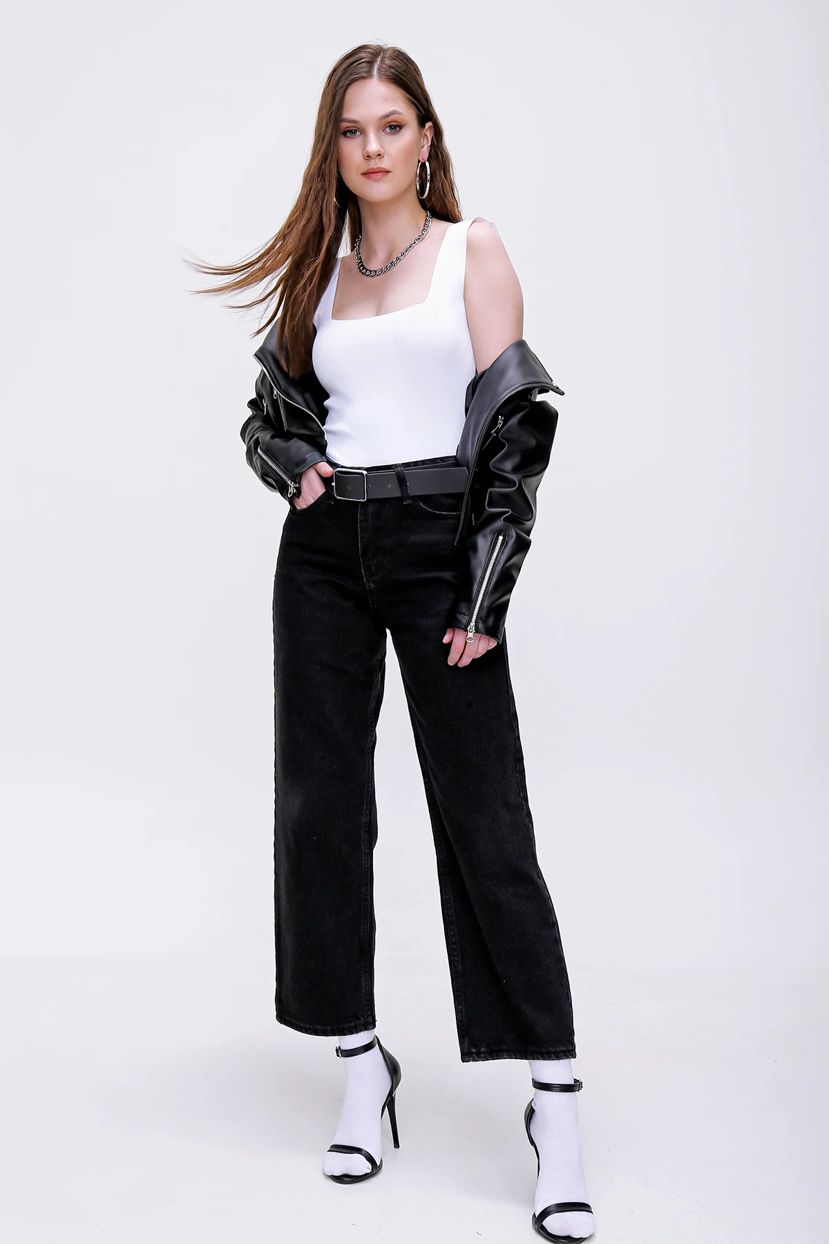 

Женские джинсы с завышенной талией, джинсовые брюки для женщин, уличная одежда, джинсы, женские джинсы с высокой талией