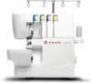 Singer S0100 Metal Frame Serger With Accessory Kit | Overlock Machine With 6 Built-In Stitches, 2-3-4 Thread Capability, 1