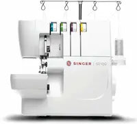 Singer S0100 Metal Frame Serger With Accessory Kit | Overlock Machine With 6 Built-In Stitches, 2-3-4 Thread Capability, 1