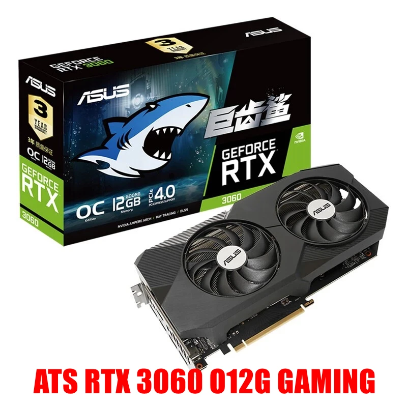 ASUS ATS RTX3060 O12G GAMING Video Cards GPU Graphic Card RTX 3060 12GB LHR NEW 