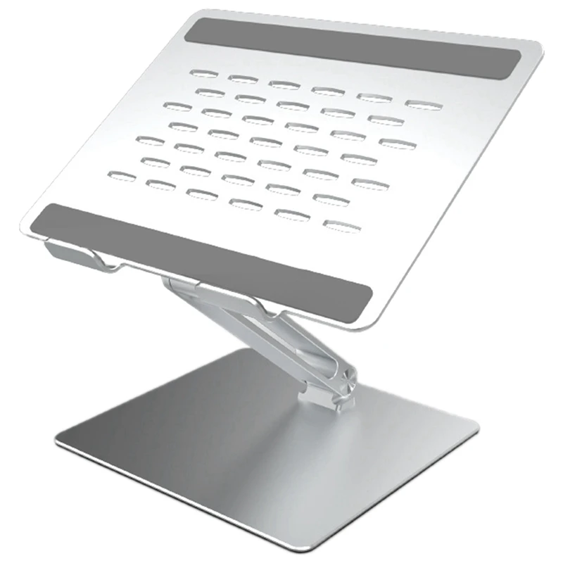 

Black Aluminum Alloy Ergonomic Laptop Stand Multi-Angle Laptop Stand With Cooling Vents, Suitable For Laptops