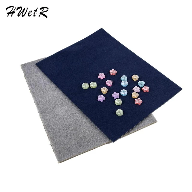 1Pc 30x23cm Bead Mat Jewelry Beading Tool Non-slip Sponge Mat Random Color  For DIY Making