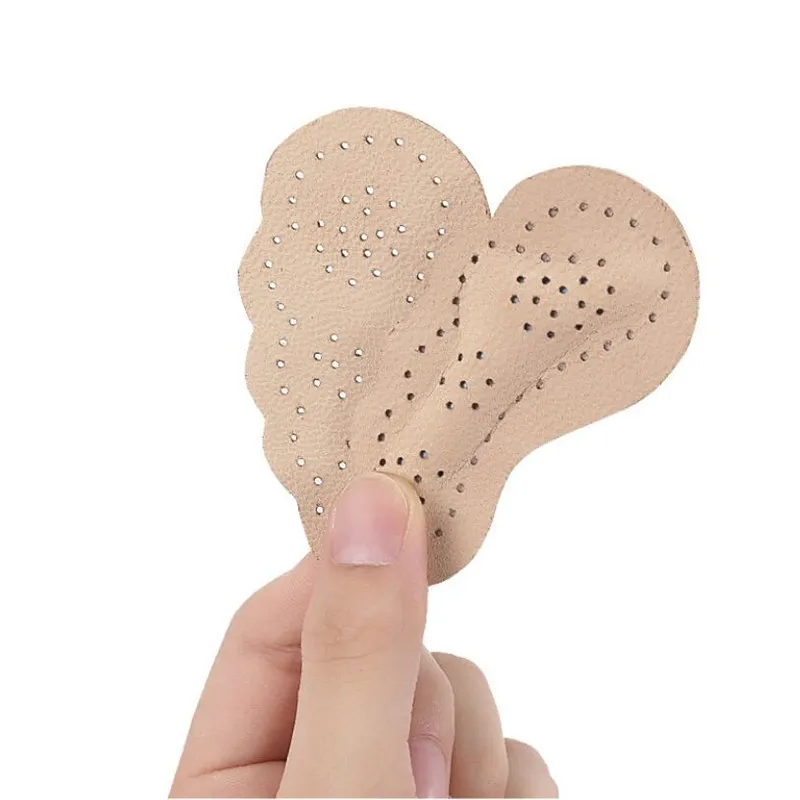 Premium Leather Non-slip Insoles Sandals Sticker High Heel Shoes Women Foot Self-adhesive Patch Cushion Forefoot Gel Pads