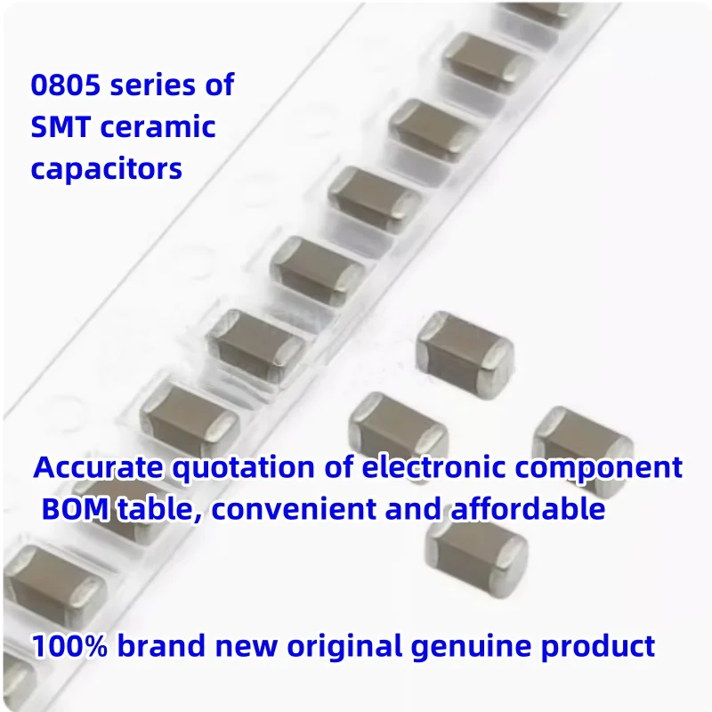 

0805 SMT керамический конденсатор 104 820PF 4,7 100NF 56 9,1 2,2 UF 3.6PF 50V