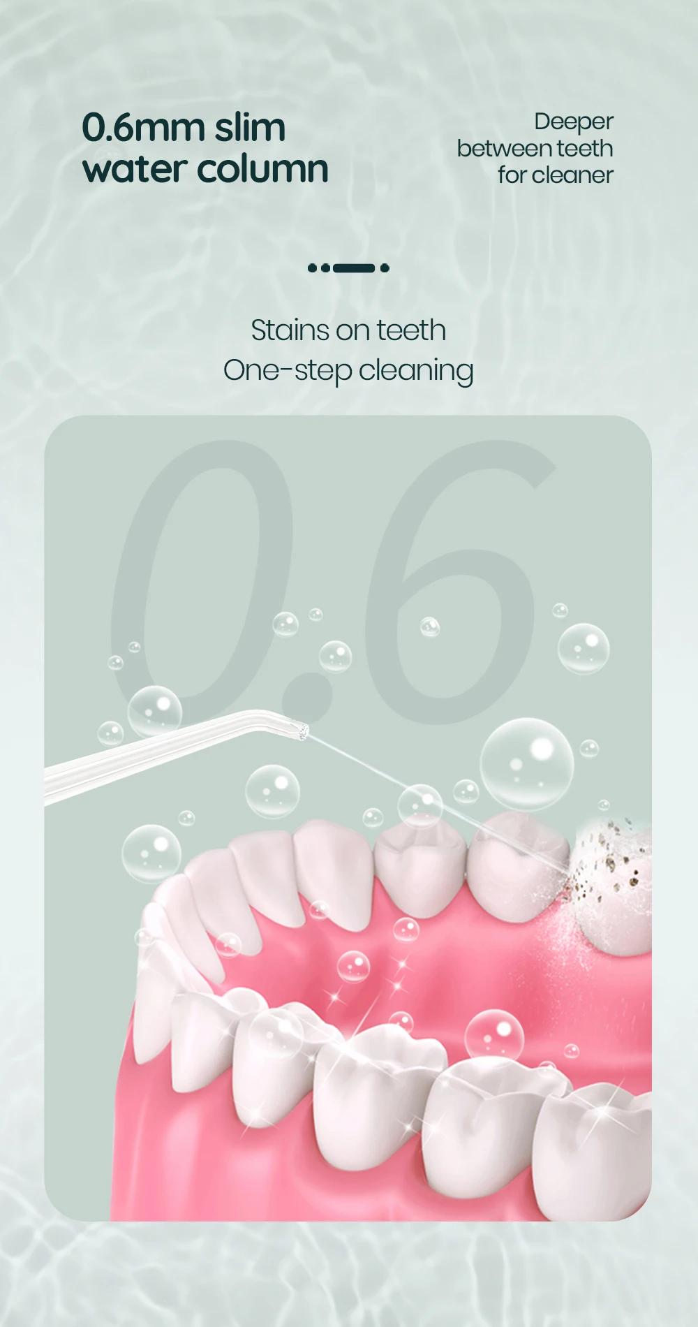modo água flosser irrigador oral para dentes
